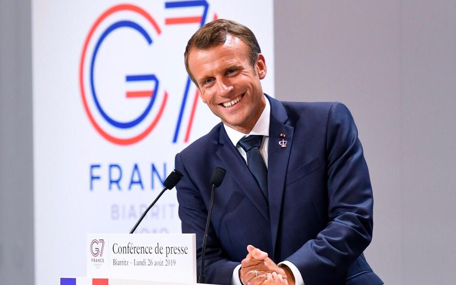 Conférence de presse du G7, présidence française