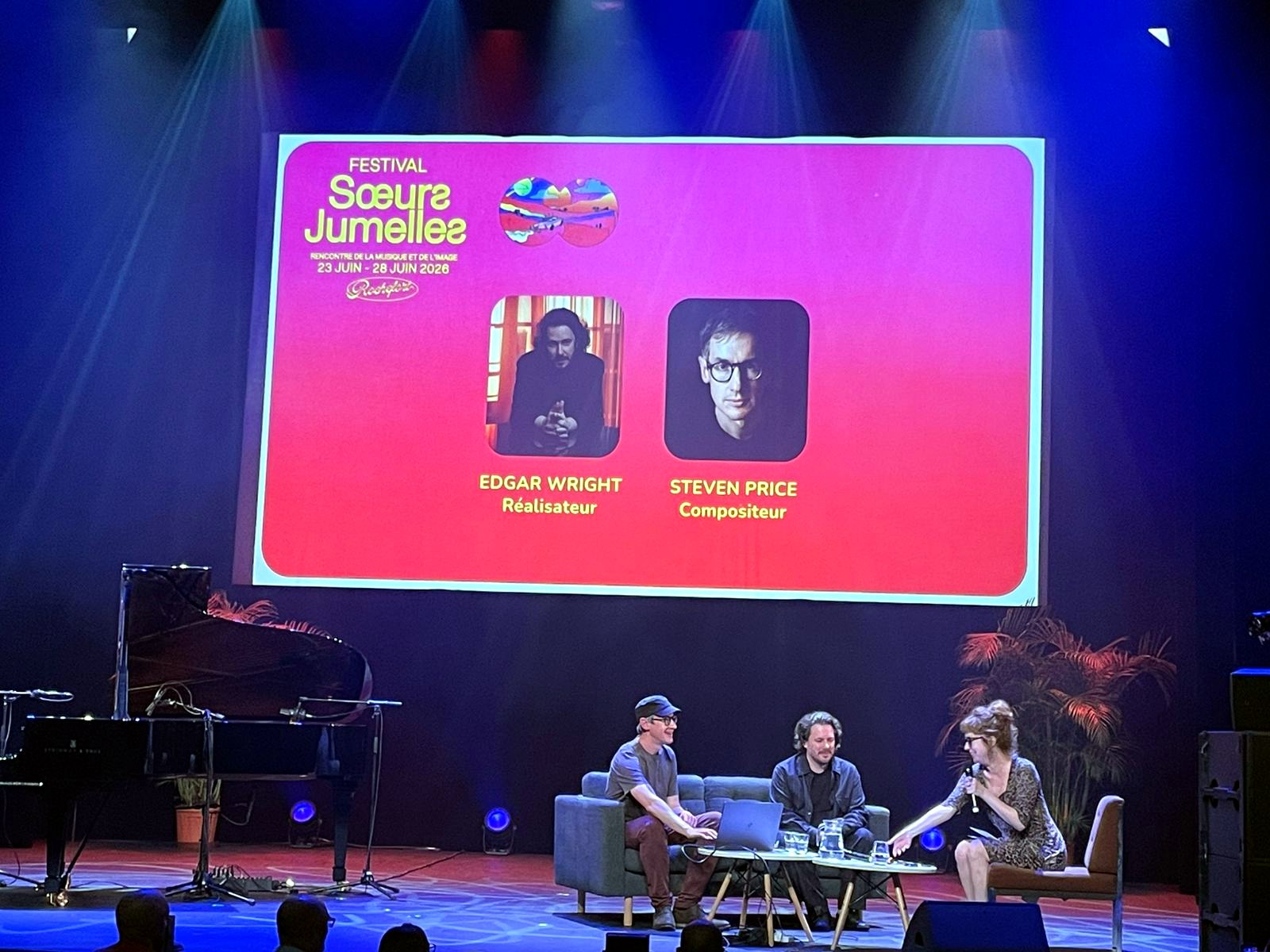 Échange avec le réalisateur Edgar Wright et le compositeur Steven Price autour de « Baby Driver ».